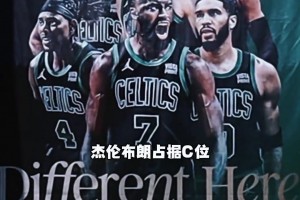 首場球隊得分最高不愧C位！綠軍賽前掛出總決賽海報 6大主力布朗C位！